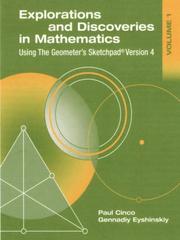 Front cover of Explorations and Discoveries in Mathematics Vol. 1 by Paul, Cinco