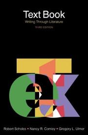 Cover of Text book by Robert E. Scholes