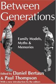 Cover of Between generations by Daniel Bertaux