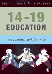 Cover of 14-19 Education by Jacky Lumby