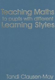 Front cover of Teaching Maths to Pupils with Different Learning Styles by Tandi Clausen-May