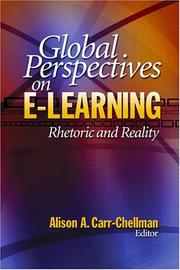 Cover of Global Perspectives on E-Learning by Alison A. Carr-Chellman