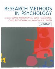 Front cover of Research methods in psychology by Glynis M. Breakwell