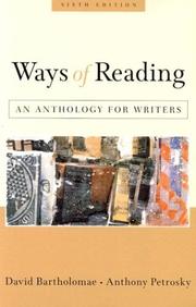 Front cover of Ways of reading by David Bartholomae