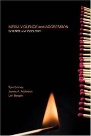 Cover of Media violence and aggression by Thomas Grimes