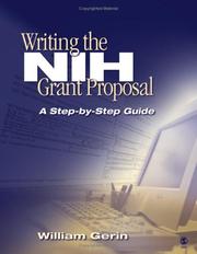 Cover of Writing the NIH grant proposal by William Gerin