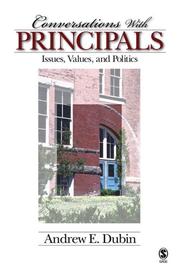 Cover of Conversations with principals by Andrew E. Dubin