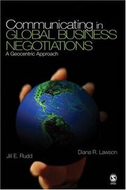 Front cover of Communicating in global business negotiations by Jill E. Rudd