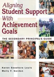 Cover of Aligning student support with achievement goals by Karen Seashore Louis