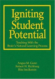 Cover of Igniting student potential by Angus M. Gunn