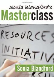 Front cover of Sonia Blandford's Masterclass by Sonia Blandford