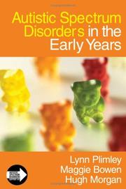 Front cover of Autistic spectrum disorders in the early years by Lynn Plimley