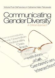Front cover of Communicating gender diversity by Victoria L. DeFrancisco