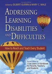 Cover of Addressing learning disabilities and difficulties by Gilbert R. Guerin