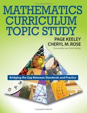 Cover of Mathematics curriculum topic study by Page Keeley