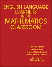 Front cover of English language learners in the mathematics classroom by Debra Coggins