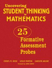Front cover of Uncovering student thinking in mathematics by Cheryl M. Rose
