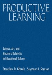Cover of Productive learning by Stanislaw D Głazek