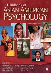 Cover of Handbook of Asian American psychology by Frederick T. L. Leong