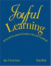 Cover of Joyful learning by Alice Udvari-Solner