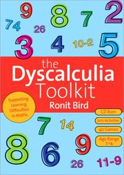 Front cover of The Dyscalculia Toolkit by Ronit Bird