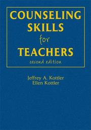 Front cover of Counseling Skills for Teachers by Jeffrey A. Kottler