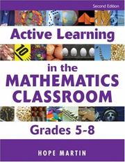 Cover of Active Learning in the Mathematics Classroom, Grades 5-8 by Hope Martin