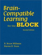 Cover of Brain-compatible learning for the block by R. Bruce Williams