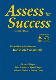 Front cover of Assess for success by Patricia L. Sitlington