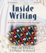 Cover of Inside writing by William Salomone