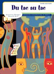 Cover of Du tac au tac by Jeannette D. Bragger