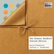 Cover of The Thomson Handbook, Preview Edition by David Blakesley