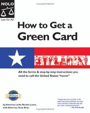 Cover of How to get a green card by Loida Nicolas Lewis