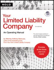 Front cover of Your limited liability company by Anthony Mancuso