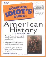 Front cover of The complete idiot's guide to American history by Alan Axelrod