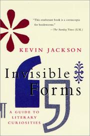 Cover of Invisible forms by Jackson, Kevin