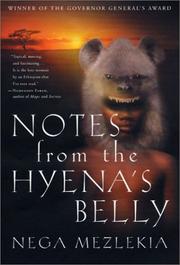 Front cover of Notes from the hyena's belly by Nega Mezlekia