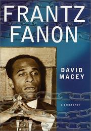 Cover of Frantz Fanon by David Macey