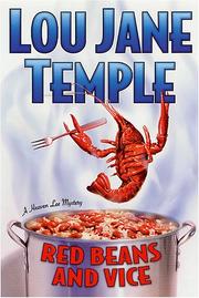 Cover of Red beans and vice by Lou Jane Temple