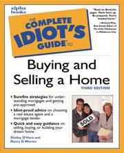 Cover of The complete idiot's guide to buying and selling a home by Shelley O'Hara