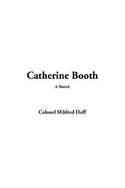 Cover of Catherine Booth by Mildred Duff