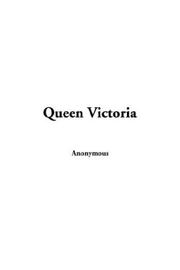 Cover of Queen Victoria by Anonymous
