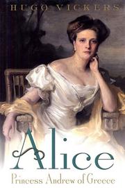 Cover of Alice by Hugo Vickers