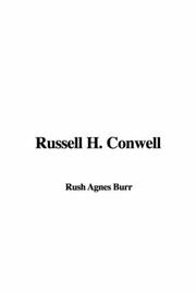 Cover of Russell H. Conwell by Agnes Rush Burr