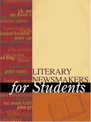 Cover of Literary newsmakers for students by Anne Marie Hacht