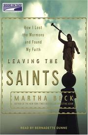 Cover of Leaving the Saints by Martha Beck