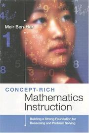 Cover of Concept-Rich Mathematics Instruction by Meir Ben-Hur