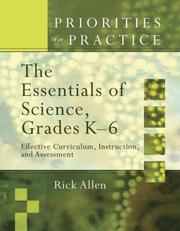 Cover of The Essentials of Science, Grades K - 6 by Rick Allen