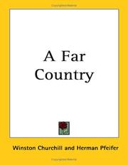 Front cover of A Far Country by Winston Churchill