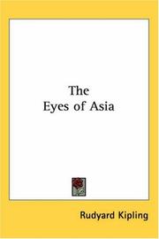 Front cover of The  eyes of Asia by Rudyard Kipling